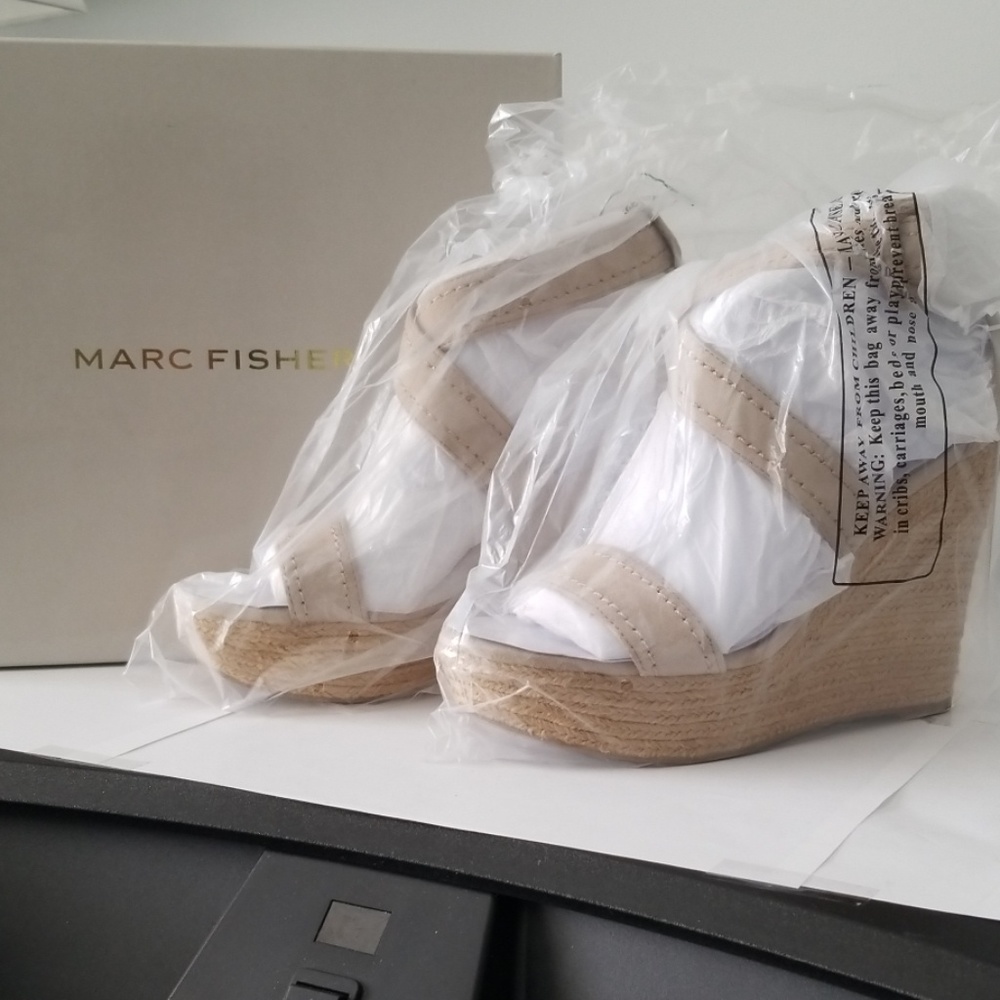 Firm Price***Marc Fisher Espadrille Wedge Sandals